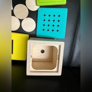 Lovevery wooden box with lids